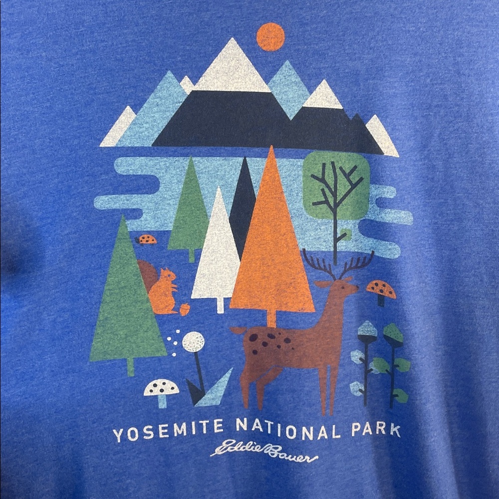 Yosemite Eddie Bauer Blue Yosemite Graphic Tee